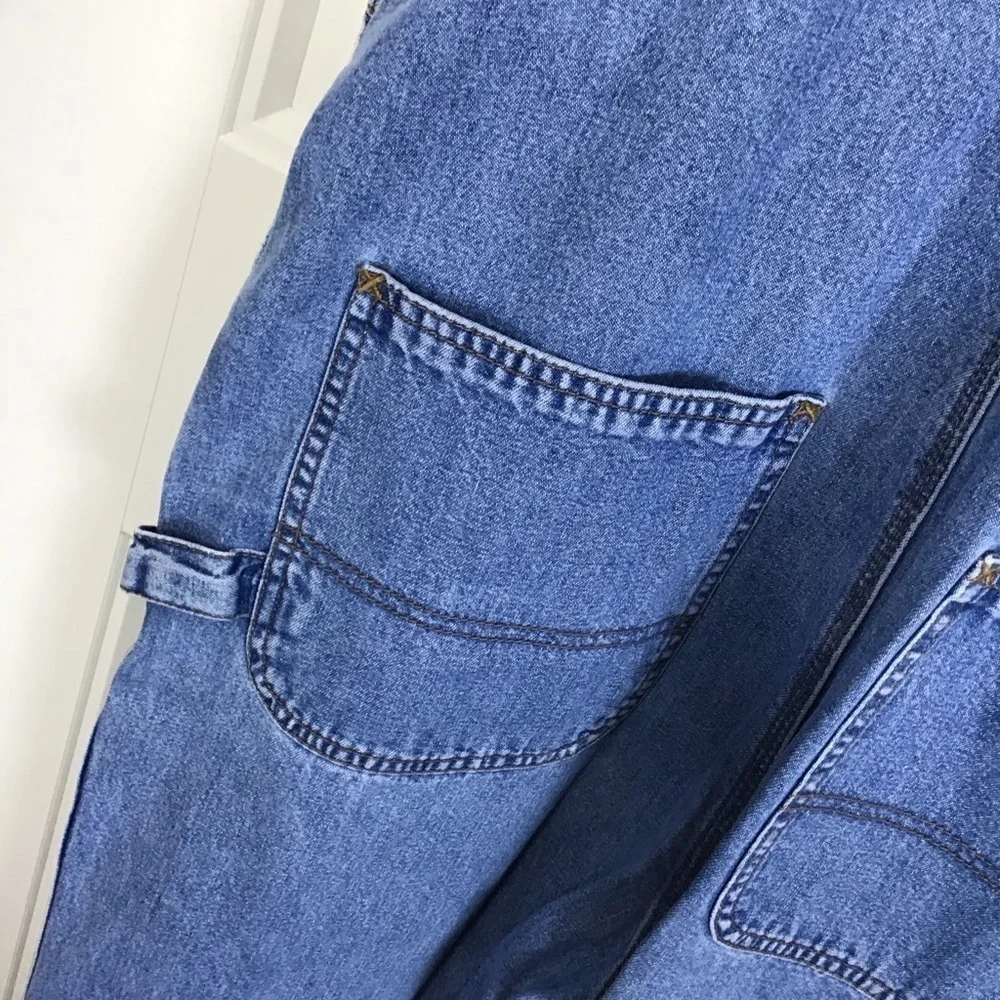 Vintage Y2K Unionbay Denim Carpenter Overalls Size Medium. - Picture 9 of 11